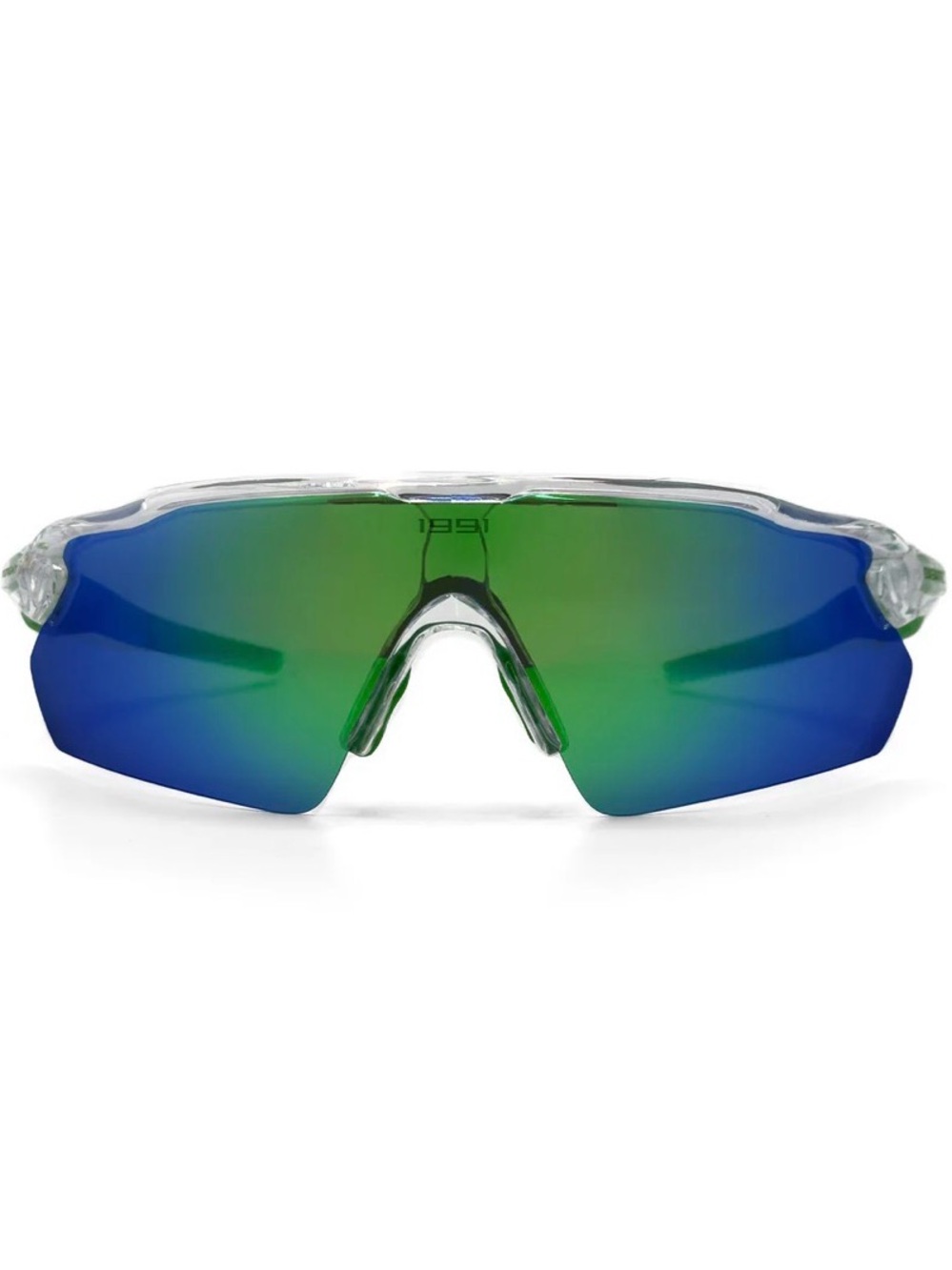 Larry June x Midnight Organic Optics Sunglasses Green Blue